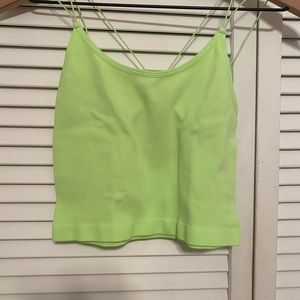 Lime green cami top